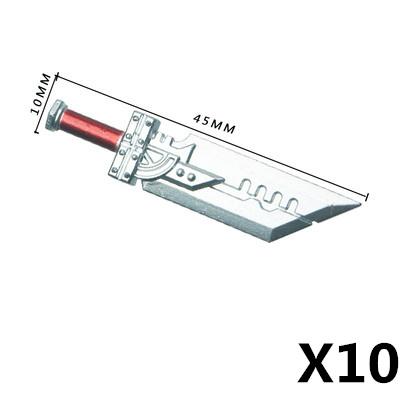 MOC Mattoncini Militari Figura Medievale Soldato Accessori Arma Spada Ascia Coltello Pugnale Martello Giocattolo Mini Mattoncino Regalo R027