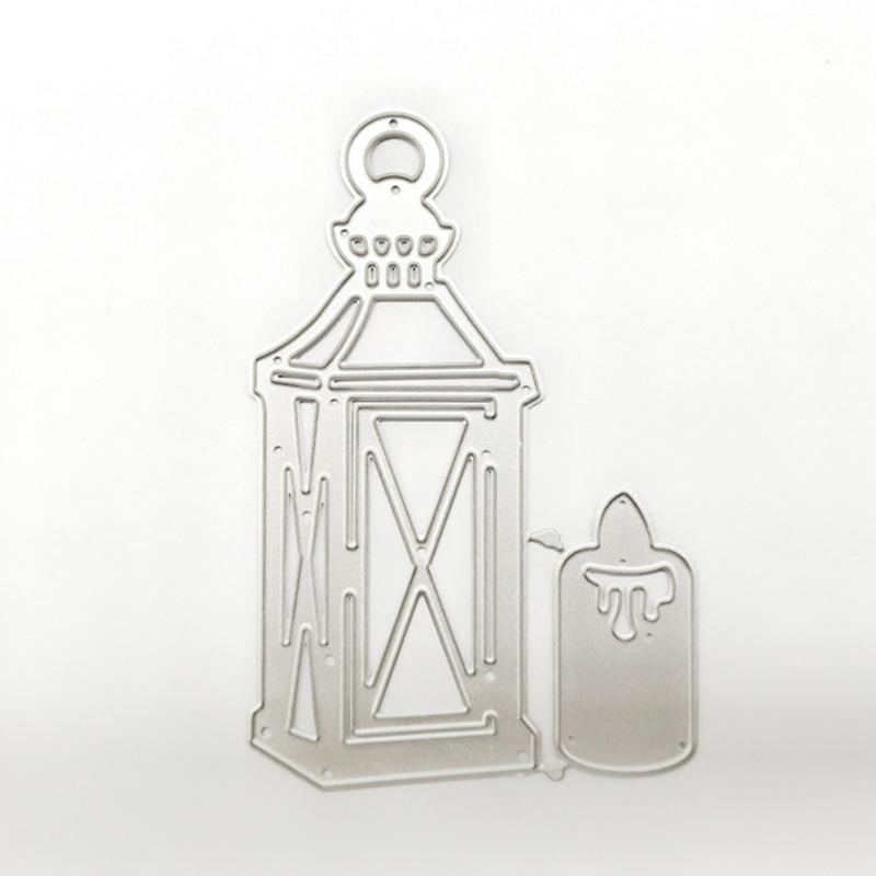 Cute Lamp Die Cuts Metal Cutting Dies Embossing Template Easter Supplies for Girl Kid DIY Scrapbooking Craft Gift Cards