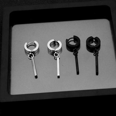 Orecchini Quadrati Unisex in Acciaio Inossidabile - Semplice Design Europeo & Americano
