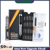 MINIWARE ES15S intelligent Motion Control Electric Screwdriver USB Chargeable Cordless Screwdriver 24pcs 4mm Bit Set LED lights
