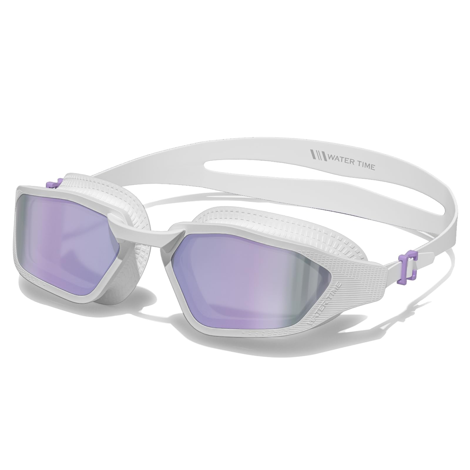 

WATERTIME Взрослые плавательные очки UV Clear для взрослых, Антизапотевающие, Водонепроницаемые, Защита, Зрение, Унисекс, (фиолетовый)
