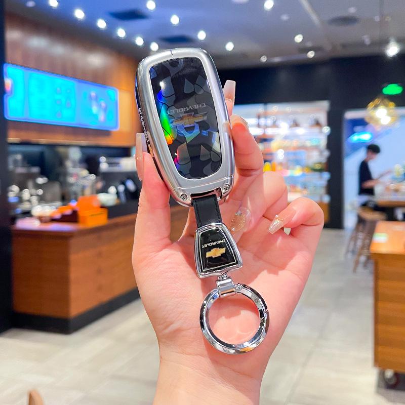 Compatible Key Cover for Chevrolet Malibu XL, Orlando, Cruze, Trax, Trailblazer - Full Coverage Shell