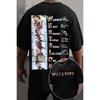 Summer Hot Sale Westside Legend Rappers Double Sided Print T-Shirt Men Women Gothic Harajuku Punk T-shirt Print Crew Neck Lightweight Casual T Shirt