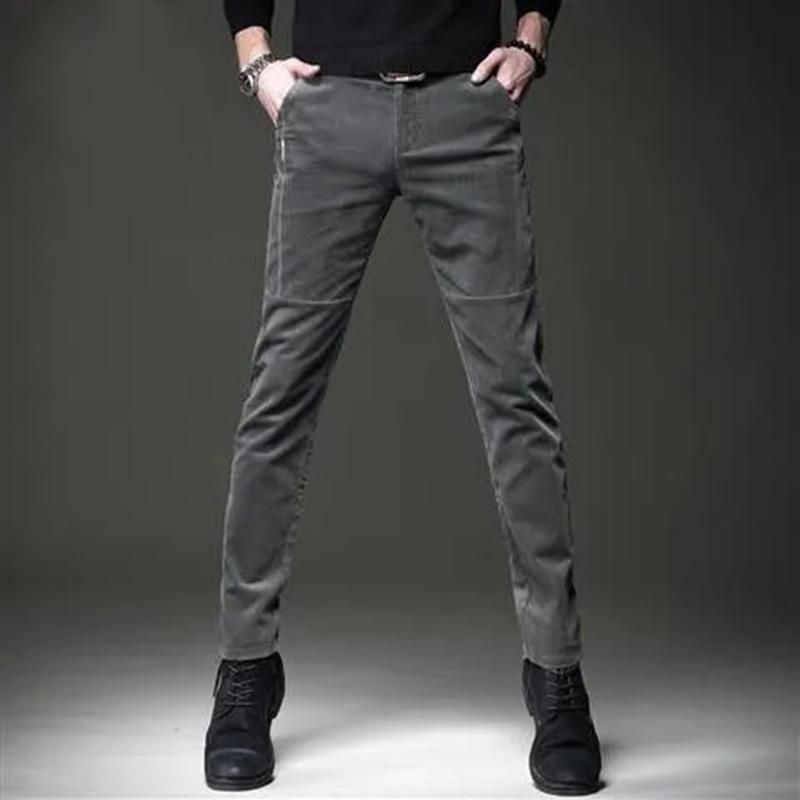 Male Straight-leg Korean Style Trousers 