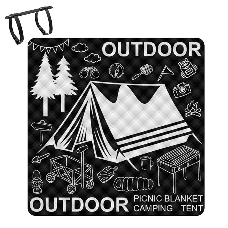 Digital Print Ultrasonic Thick Camping Picnic Mat 200x200 cm