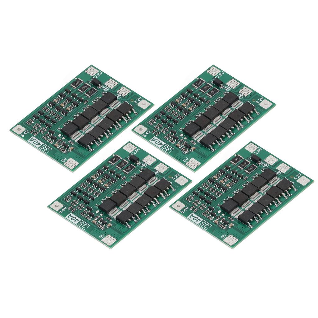 4Pcs Lithium Battery Protection Board PCB 3 String MOS Transistor Accurate Lithium Battery Equalizer