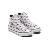 Converse Chuck Taylor All Star Comfortable Versatile High-Top Canvas Shoes Kids Sneakers White Orange 672439C
