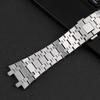 316L Stainless Steel Watchbands For AP 15400 Audemars Piguet Royal Oak GA2100 2110 Strap Men Silver waterproof Bracelet 26mm
