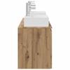 Bathroom Cabinet Set 3 Pcs. Artisan Oak 129 X 41 X 79.5 Cm