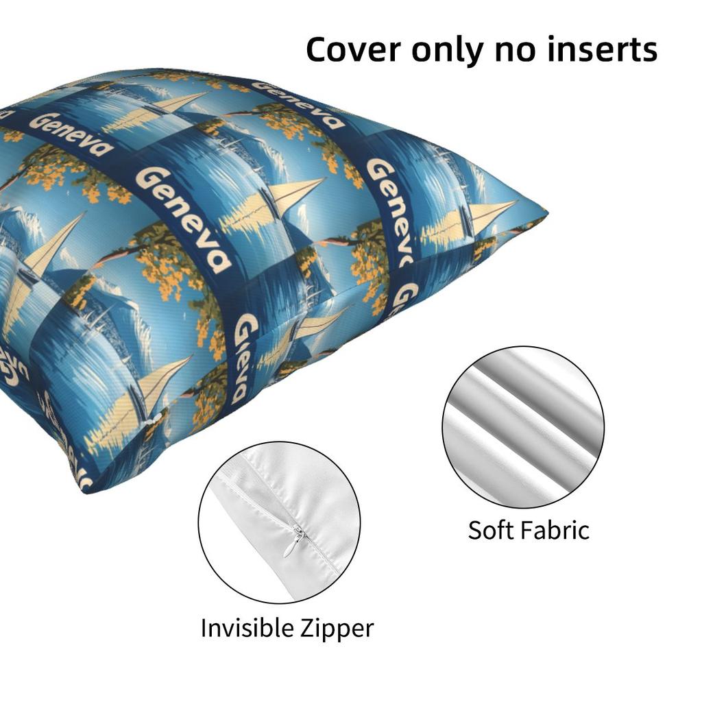 Discover The Enchanting Allure Of Geneva Square Pillowcase Pillow Cover Cushion Decor Comfort Throw Pillow for Home Car