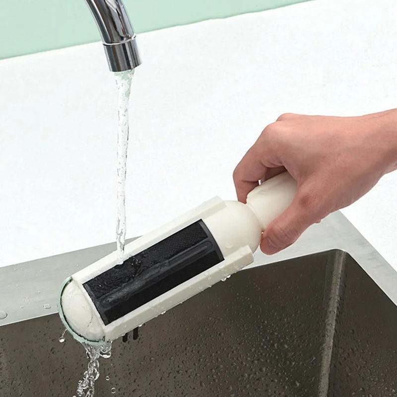 Rouleau anti-peluches réutilisable pour animaux de compagnie, brosse multi-usages pour canapé, vêtements, cheveux, autocollant, rouleau anti-peluches