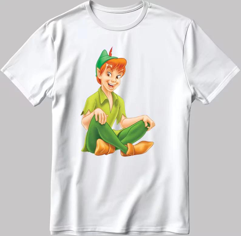 Peterpan And Wendy White T Shirt With Unisex Style Best Gift S