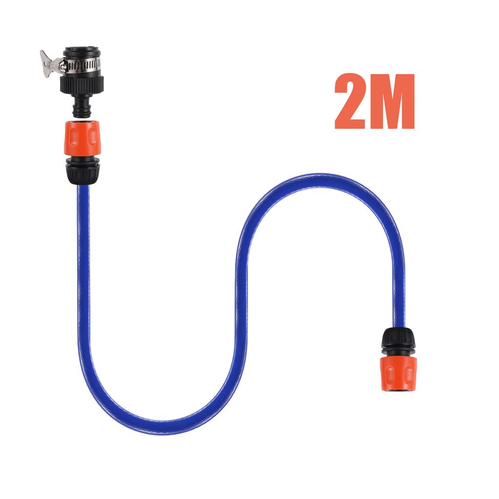 Blue Hose With Quick Connect Faucet Street 16mm PVC Hose Garden Irrigation Lawn Flower Watering Tools Car Wash Hose