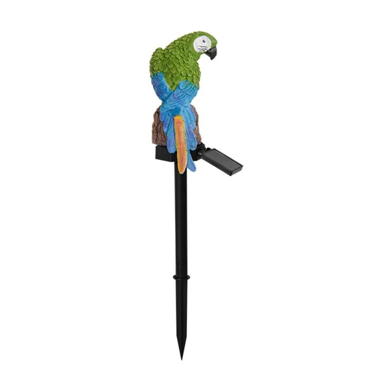 Solar Powered Parrot Garden Light: Waterproof Resin Ornament For Nighttime Holiday Decorations Home Decor Supplies