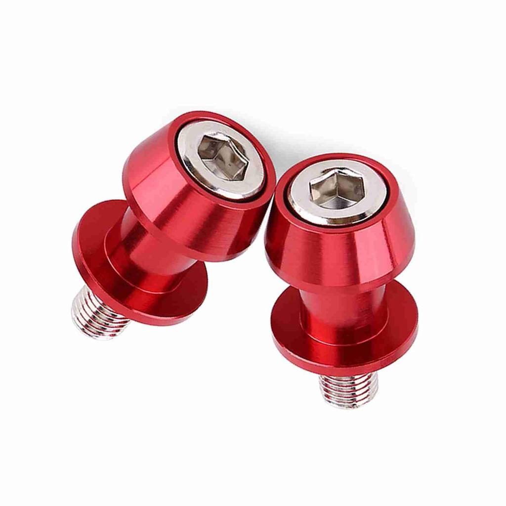 8 10mm Motorcycle CNC Aluminium Alloy Swing Arm Spool Sliders Stand Swingarm Bobbins