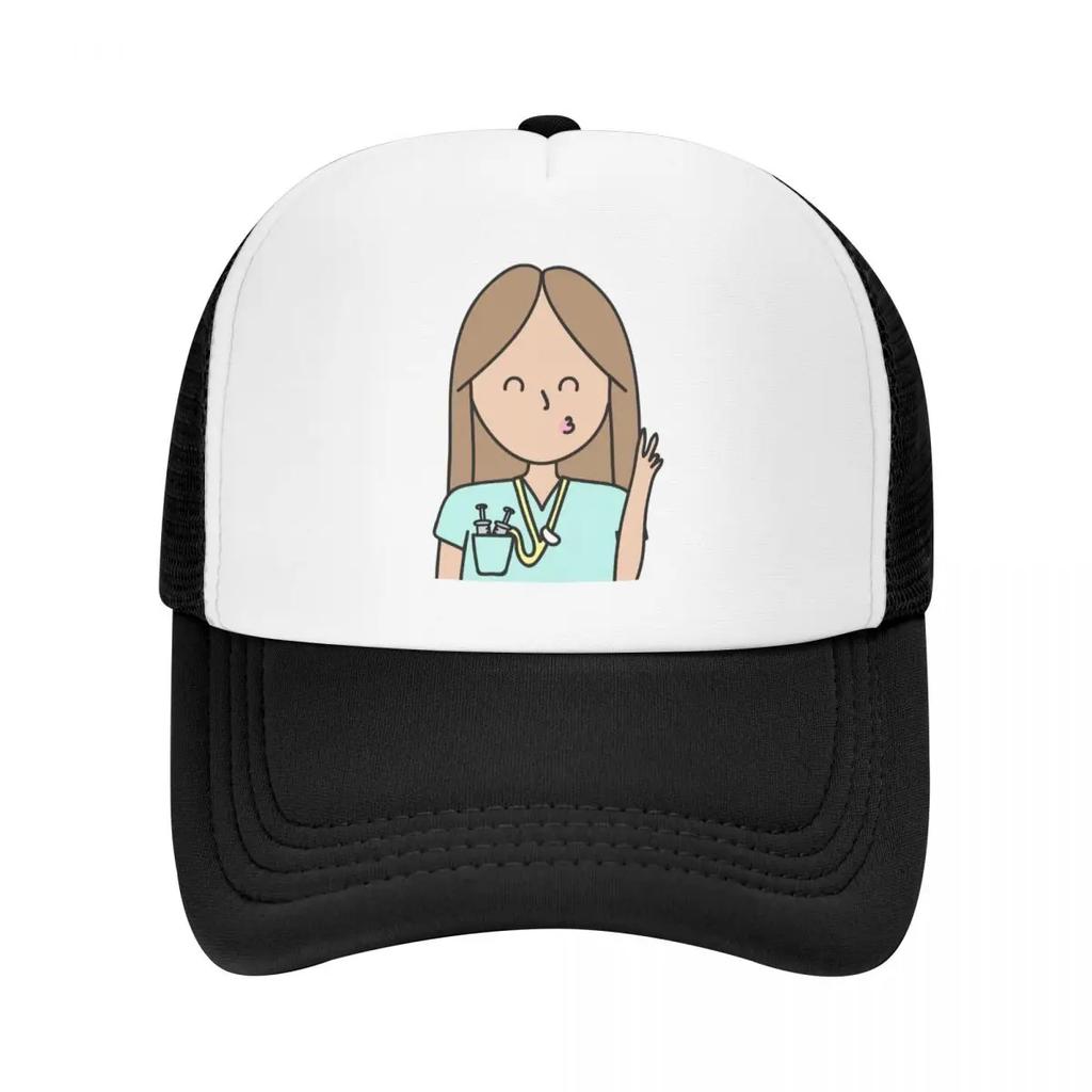 Custom Enfermera En Apuros Doctor Nurse Medical Trucker Hat Women Unisex Adjustable Unisex Baseball Cap Spring Dad Hat