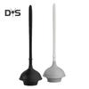 Toilet Plunger Heavy Duty Force Cup Toilet Bowl Plunger with Long Handle Bathroom Cleaning Accessories for Toilets Sinks Bathtubs Showers