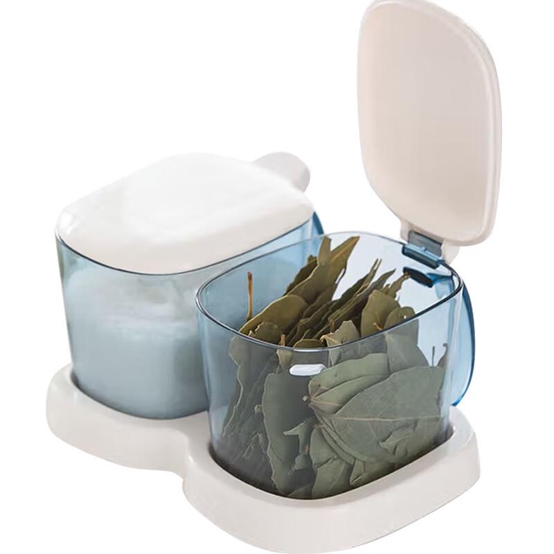 CHAHUA 2-Piece Plastic Seasoning Jar Set