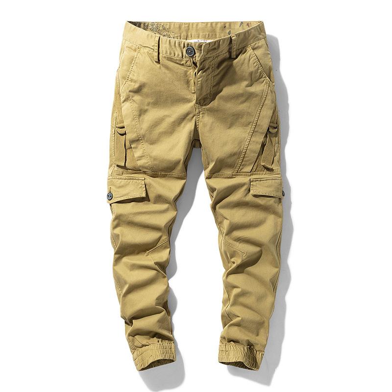 New Autumn and Winter Tooling Trousers Versatile Loose Multi-pocket Leggings Casual Harlan Pants Pants