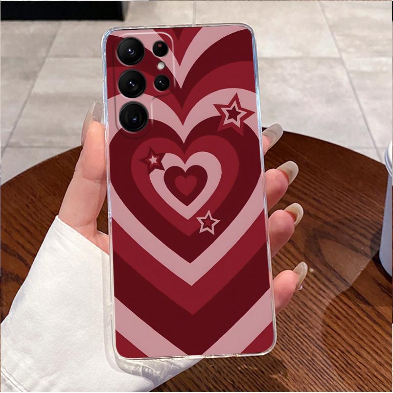 Phone Case For Samsung Galaxy S22 S22 Ultra Plus Luxury Cute Love Rabbit Funny Cat Clear Silicone Protective Soft TPU Back Cover
