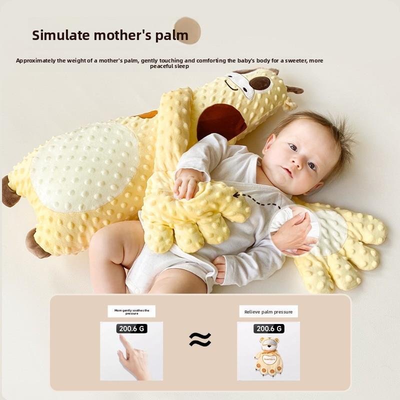 Toddler Shape Giraffe Sleep Soothing Hand Palm Toy Leep Aid Companion Dolls