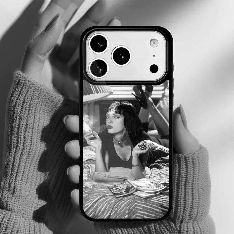 Pulp Fiction Phone Case for iPhone 17 Air 16e 15 14 13 Pro Max Back Cover for 12 11 Pro Coque