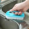 Scheuerbürste mit harten Borsten, Scheuerbürste für Wäsche, Kleidung, Schuhe, tragbare Handreinigungsbürste aus Kunststoff für Küche und Bad