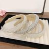 Barock Vintage Perle Glasperlen Schleife Stirnband Mode Haarband Voll Strass Schwamm Haarband Haarschmuck