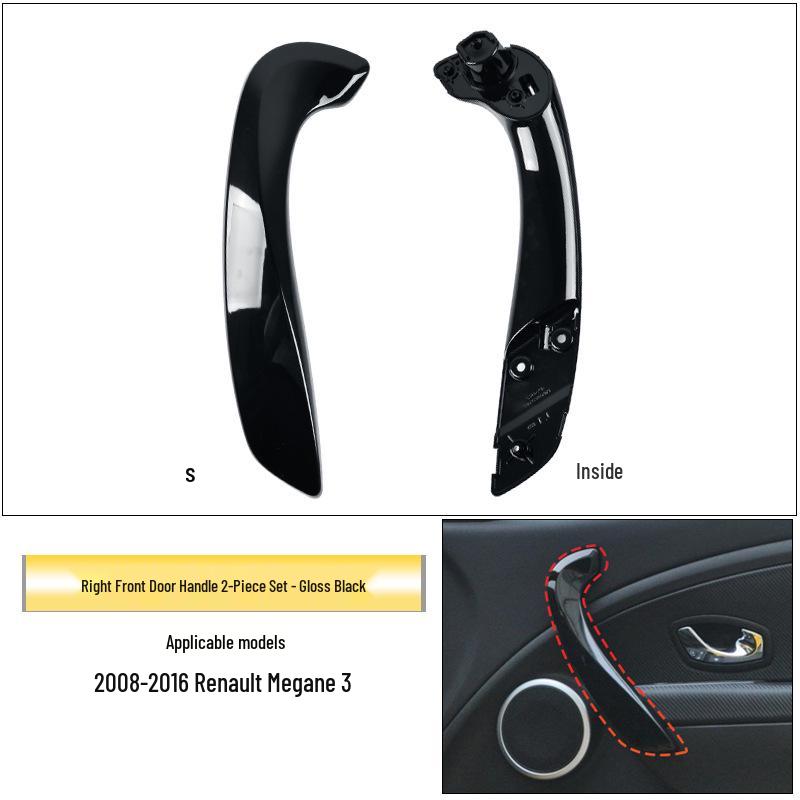 

Renault Megane 3-дверний Інтер єр Ручка передніх дверей Підлокітник Кронштейн Кришка Оздоблення