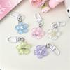 Sakura Flower Jelly Keychain - Cute Pendant for Bags, Gifts for Girls & Best Friends