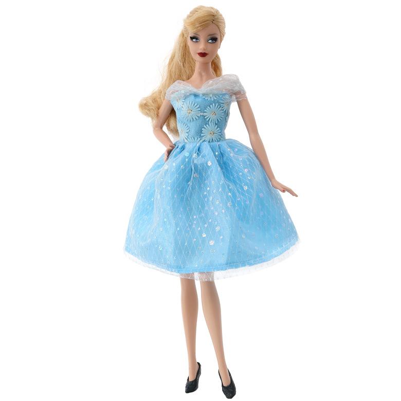 

Набір одягу для ляльки Барбі ручної роботи 30 см Елегантна вечірня сукня Плаття для вечірки Модний наряд Аксесуари для ляльки Костюм принцеси для дітей Подарунок