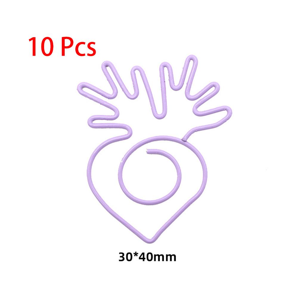 

10 шт. мультяшные овощи креативные морковки металлические офисные школьные принадлежности милые подарочные скрепки