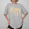 T-shirt Moda Suede band rock per Unisex Cotone Puro Maglietta Manica Corta Top