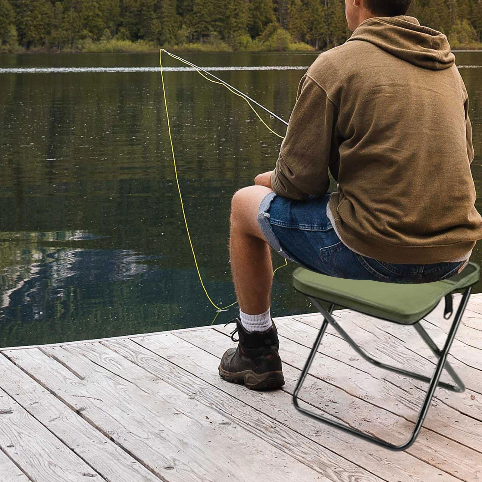 

Кемпінговий складаний стілець Легкий для перенесення Складний Практичний Преміум, Компактний, Портативна сумка зелений