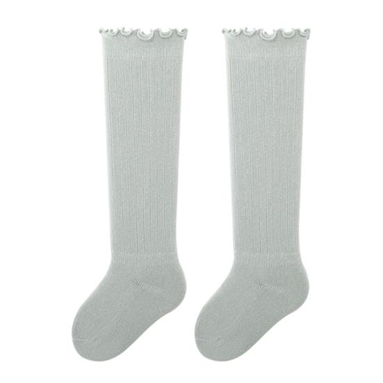

1 Pair Baby Long Knee-High Socks for Spring & Fall Soft Skin-Friendly Cotton Socks Breathable Anti-Slip Fungus Resistant Kids Socks for Newborns XS синий