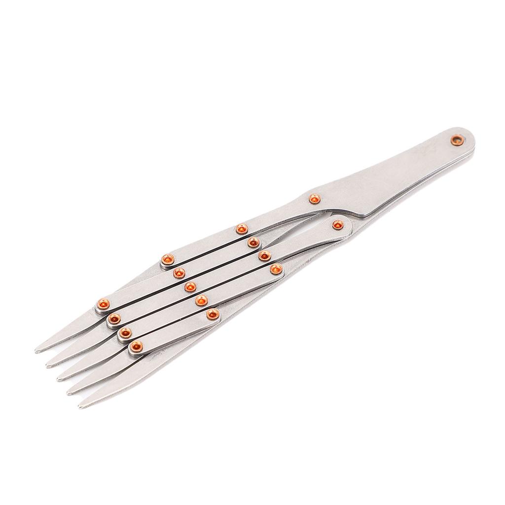 Equal Distance Measuring Ruler Stainless Steel Equidistant Ruler Equal Space Divider Leather Belt