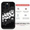 Black and White Checkered Ladder Groove iPhone 14/15/16/17 Pro Max Case