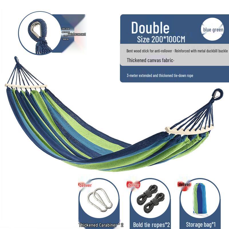 BinFu Portable Anti-Tip Camping Hammock