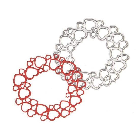 Herz Metall Stanzformen Schablonen DIY Scrapbooking Prägung Papier Karte Handwerk