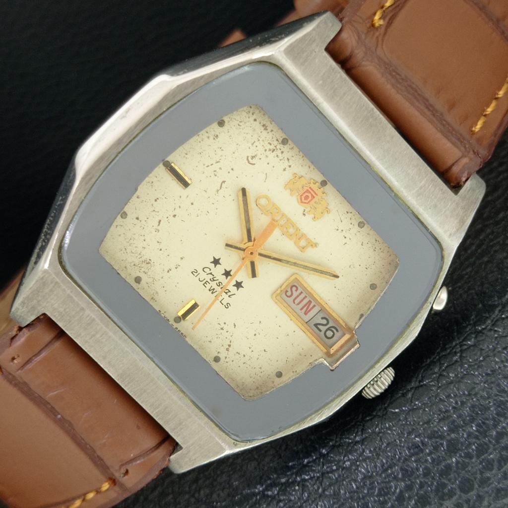 

ORIENT CRYSTAL AUTOMATIC 46941 ВІНТАЖНИЙ ЯПОНСЬКИЙ ЧОЛОВІЧИЙ ГОДИННИК З ОРИГІНАЛЬНИМ ЦИФЕРБЛАТОМ a704911-1