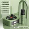 Portable Mini Record Player Bluetooth Speaker with Karaoke Function