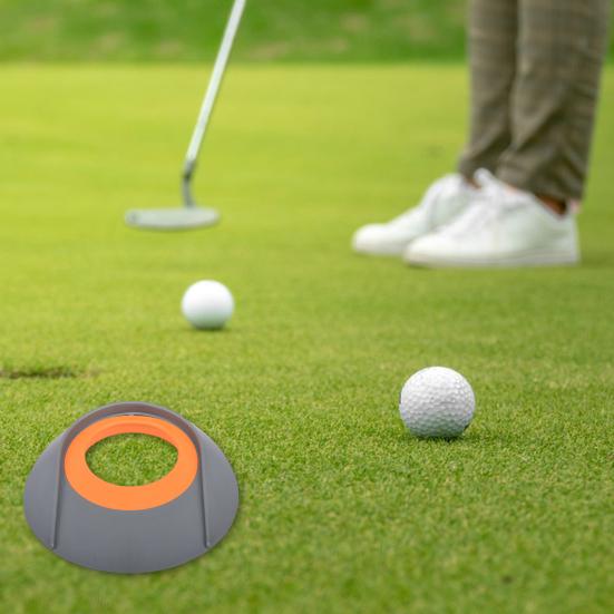 1/2Pcs Golf Putting Cup Two-color Golf Putter Hole Putting Practice Trainer Men Women