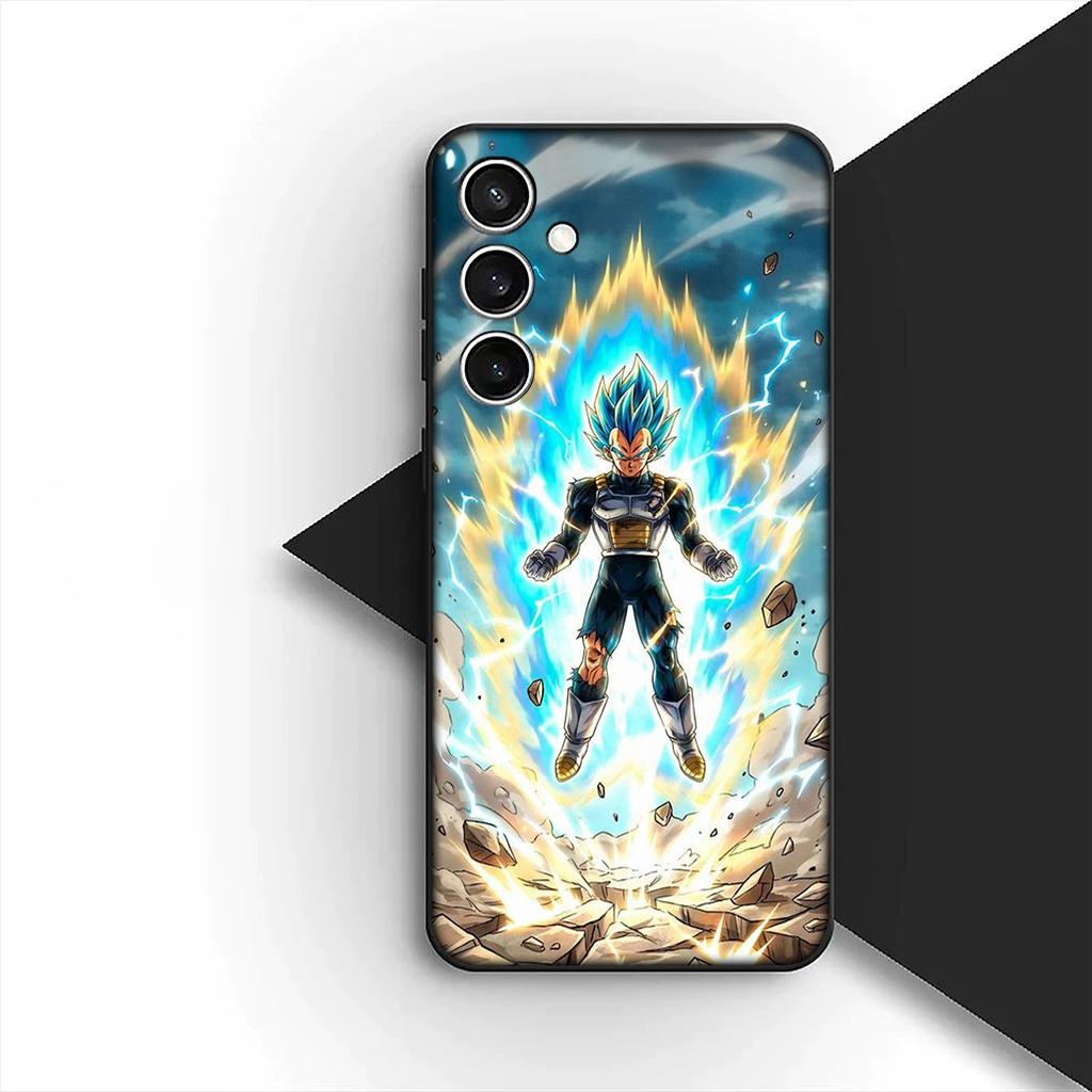 Cover for Motorola Moto G86 G57 E14 E15 G14 G34 G67 G84 G24 A54 G15 Power E22 Casing Phone Case Cartoon Dragon Gokus Ball Vegeta