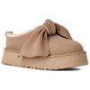 UGG Abriebfeste geschlossene Zehenhausschuhe Damen Braun 1176290-SAN