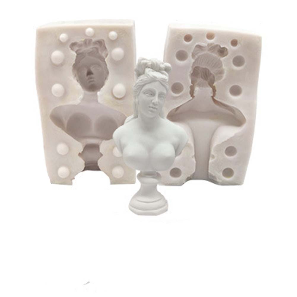 3d Bust Mold Portret Schiță Tencuială Silicon Mucegai pentru bricolaj