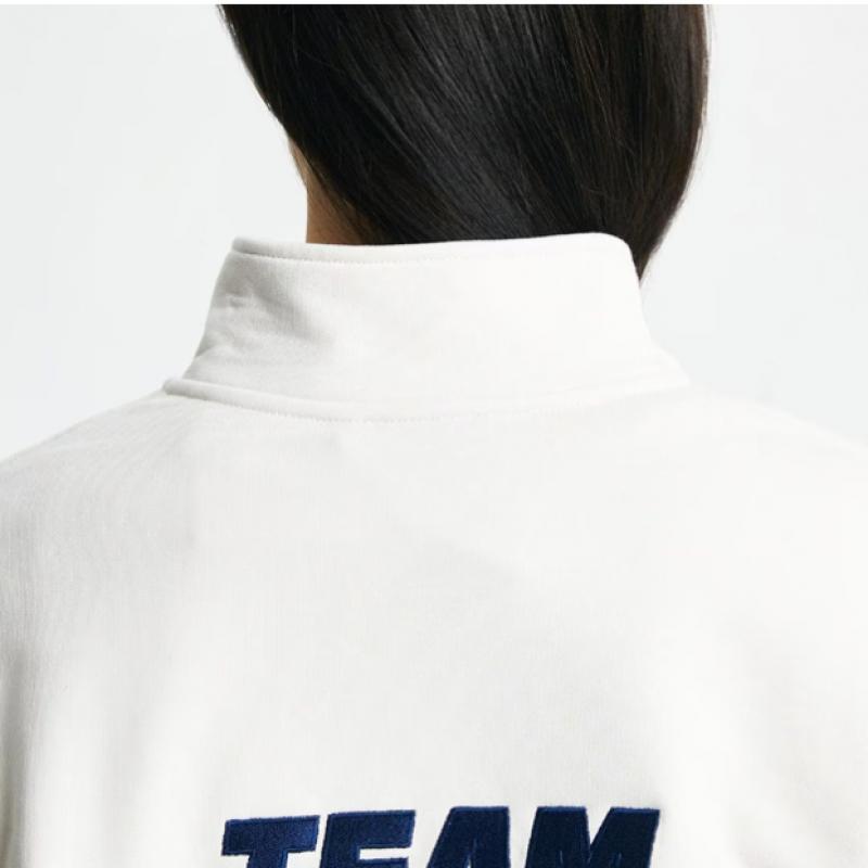 New Balance Half Club New Balance New Balance Common Team Stacked Brushed Half Zip Up