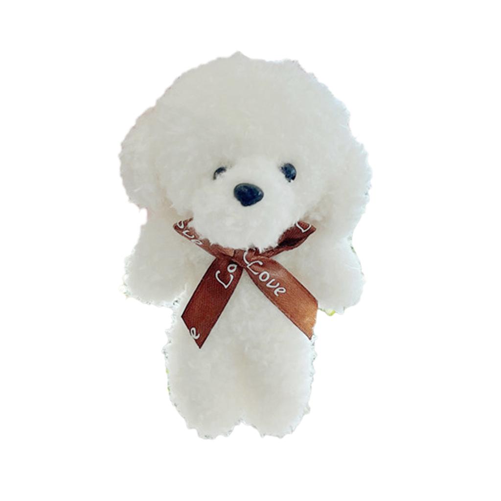 Mini Plush Bear Keychain Cute Aniaml Keyring Hanging Ornament Keys Holder Backpack Handbag Charm Gift for Girls Women