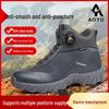 Herrar Högtoppiga Arbetsskyddsskor - Ankelskydd, Anti-Skållning, Anti-Krossning, Anti-Punktering för Höst/Vinter
