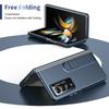 For Samsung Galaxy Z Fold4 5G Case Foldable Kickstand Skin-Touch PC Phone Cover Built In Screen Protector