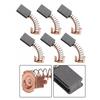 Pack of Six Carbon Brushes for PAG600 Angle Grinders Size 12 X 8 X 5mm